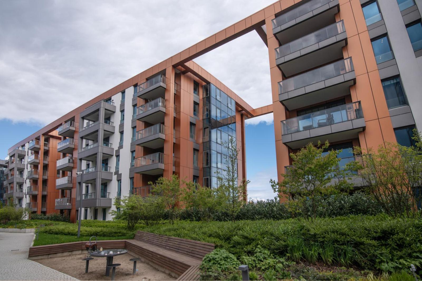 Bursztynowy Zakatek Apartman Gdańsk Kültér fotó